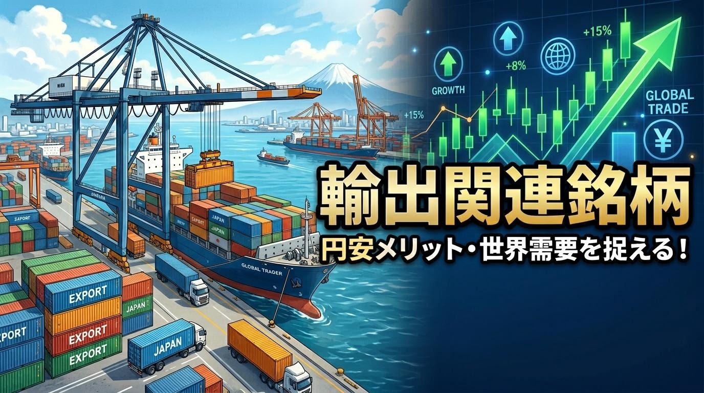 日本株の輸出関連銘柄